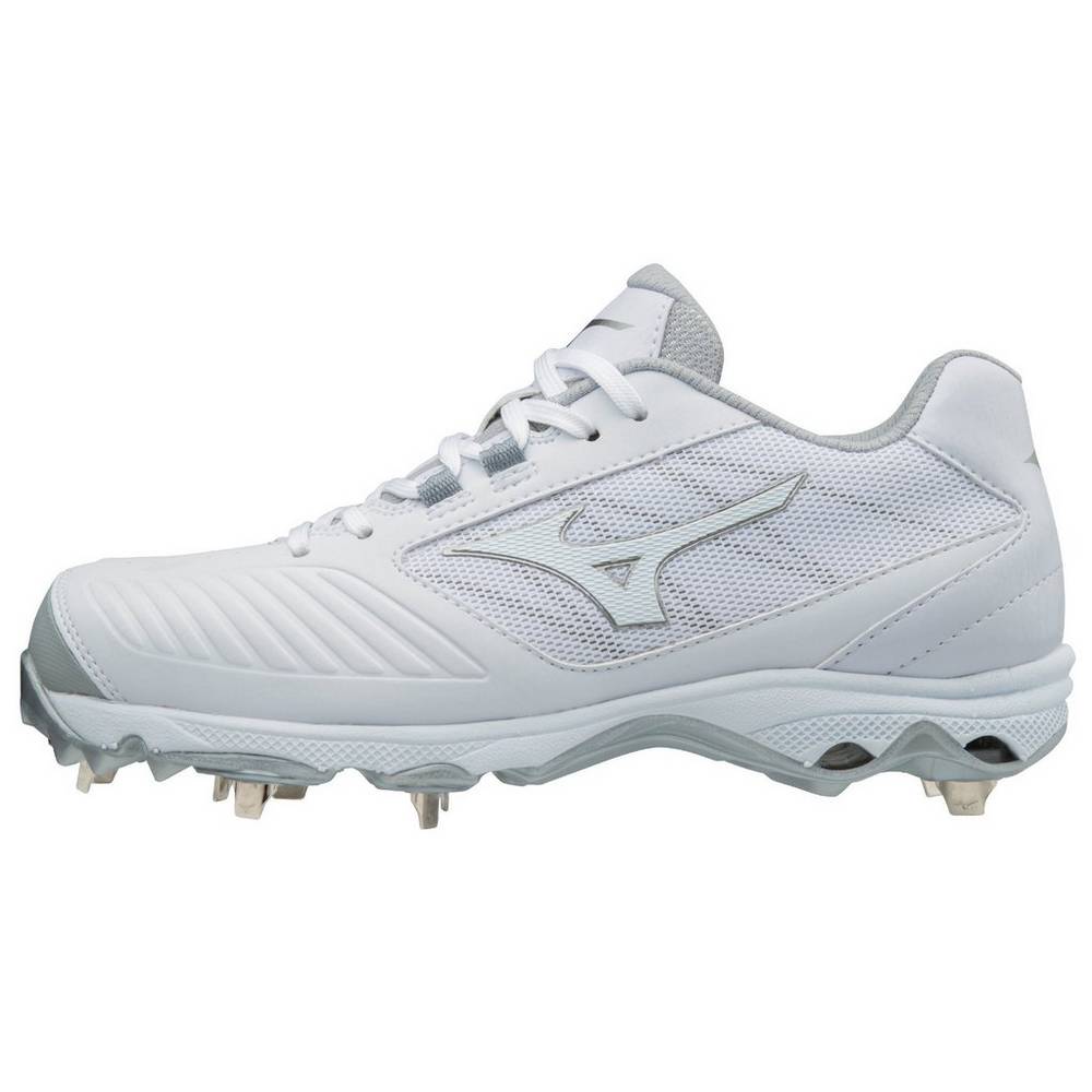 Tenis Softball Mizuno 9-Spike Advanced Sweep 4 Baixo Metal - Mulher - Branco - GFZDT0185